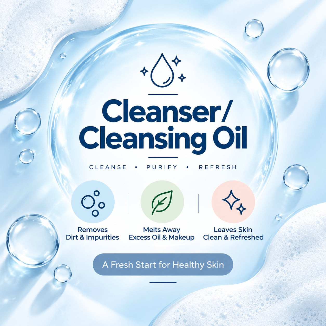 Cleanser/Cleansing Oil/Foam Cleanser