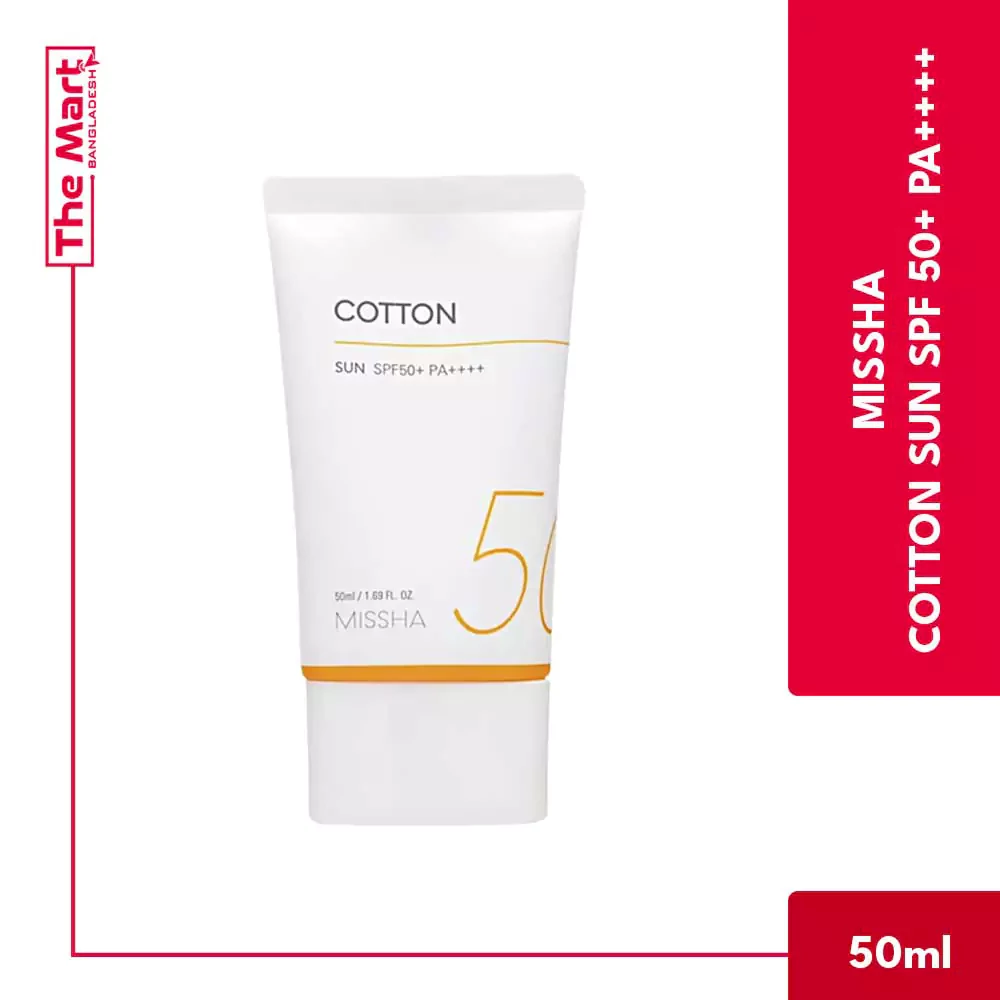 Missha All Around Safe Block Cotton Sun SPF50+