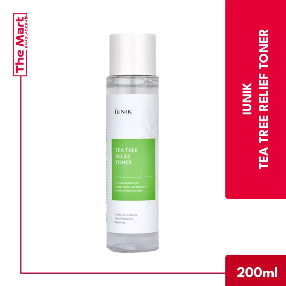 iunik tea tree relief toner