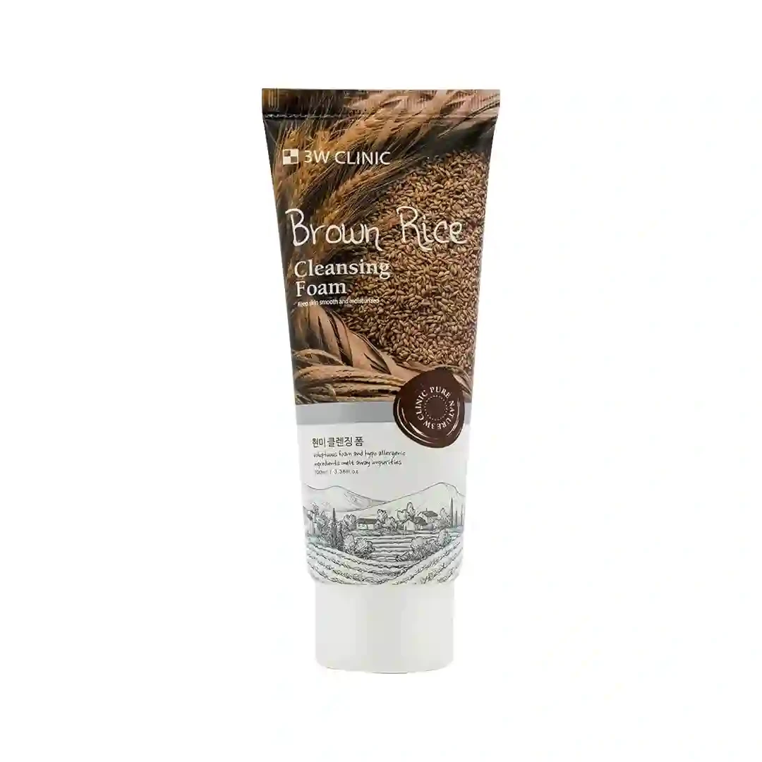 3W Clinic Brown Rice Cleansing Foam 100ml