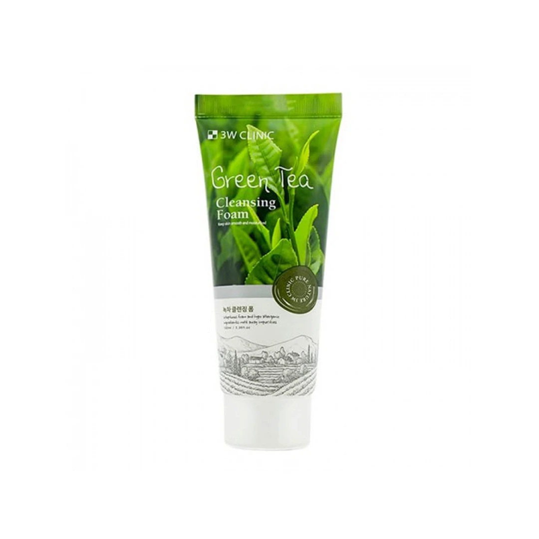 3W Clinic Green Tea Cleansing Foam