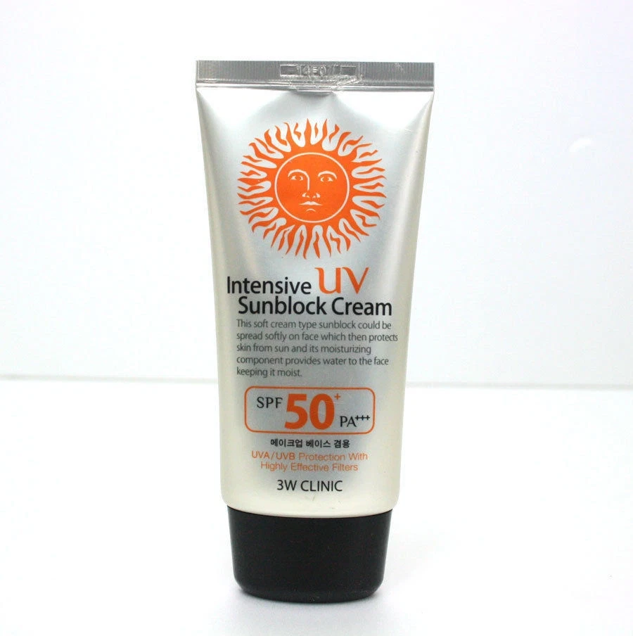 3W Clinic Intensive UV Sunblock Cream SPF50+ PA+++ 70ml