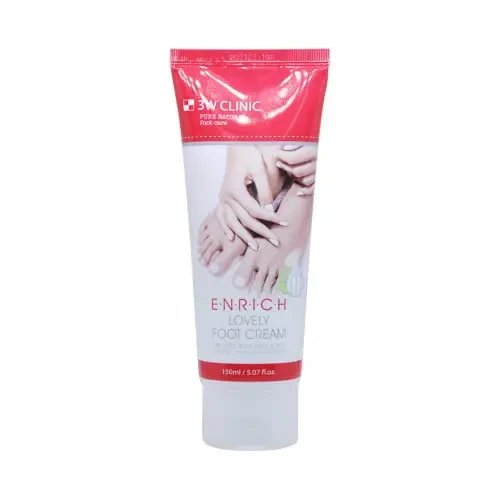 3W Clinic Pure Natural Enrich Lovely Foot Cream 150ml