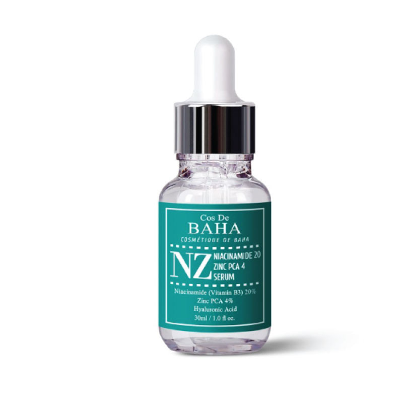 Cos De Baha Niacinamide 20% + Zinc 4% Serum 30ml bottle