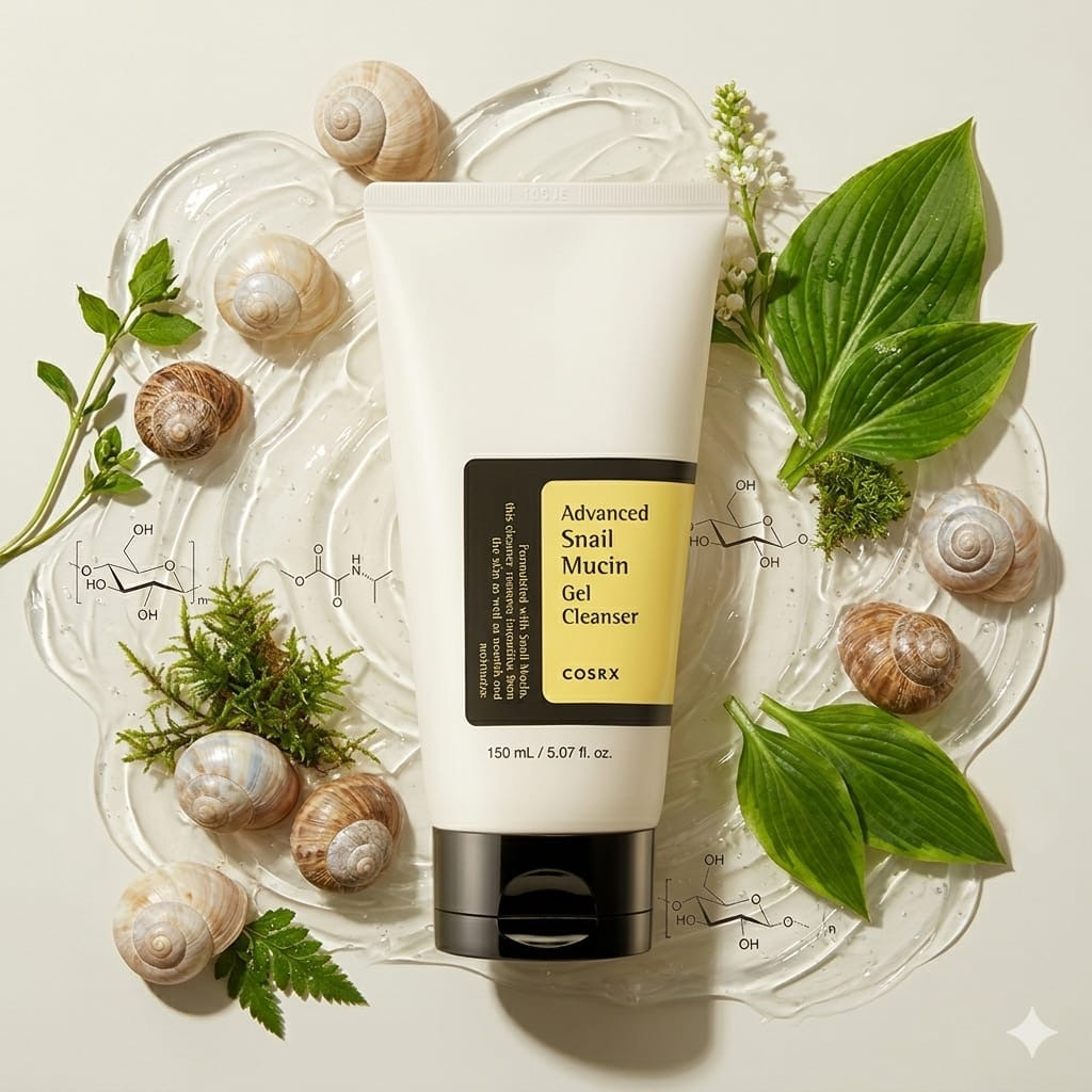 COSRX Advanced Snail Mucin Gel Cleanser 150ml tube