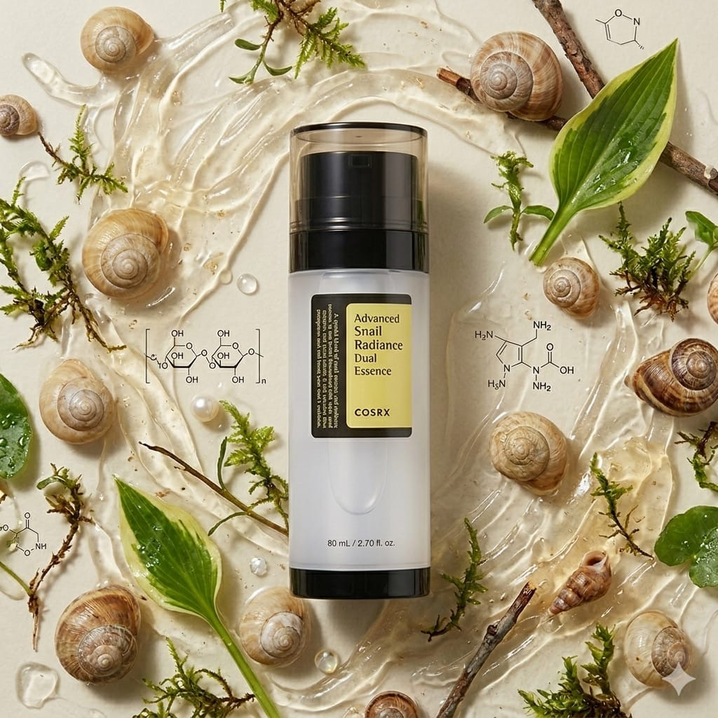 COSRX Advanced Snail Radiance Dual Essence 80ml bottle