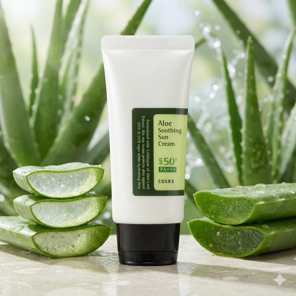 COSRX Aloe Soothing Sun Cream SPF50+ PA+++ 50ml tube