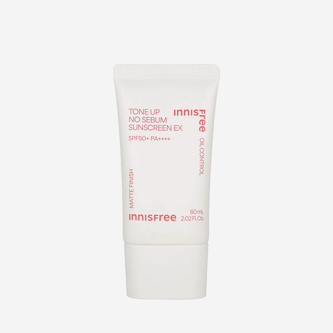 Innisfree Tone Up No Sebum Sunscreen EX SPF50+ 50ml matte sunscreen