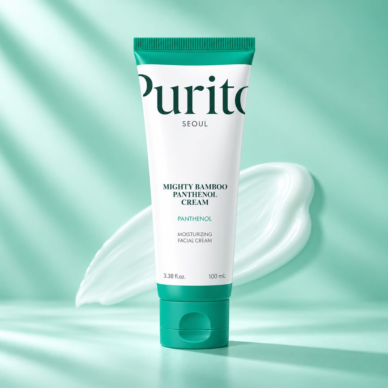 Purito Mighty Bamboo Panthenol Cream 100ml deep hydrating soothing moisturizer