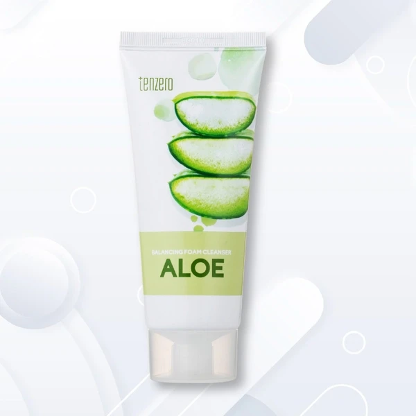 TENZERO Aloe Balancing Foam Cleanser 100ml tube