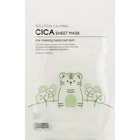 TENZERO Solution Calming Cica Sheet Mask 25ml packet