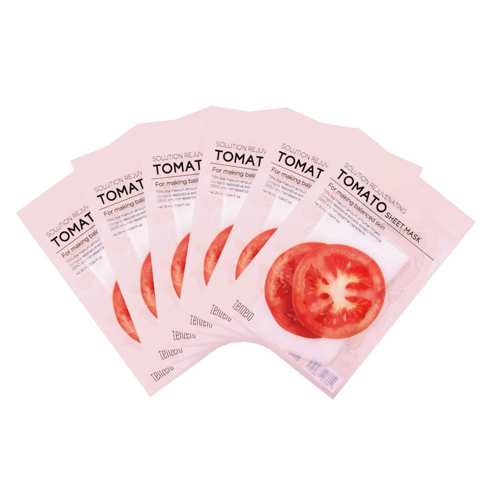 TENZERO Solution Rejuvenating Tomato Sheet Mask 25ml packet